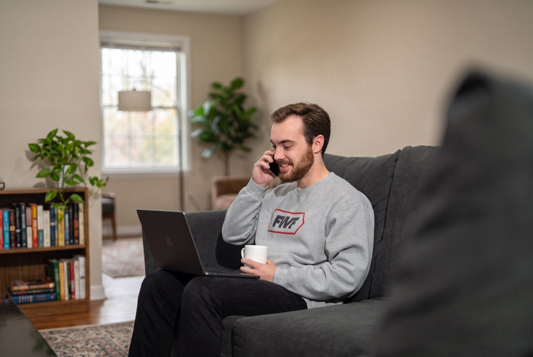 FWF rep working remotely from home