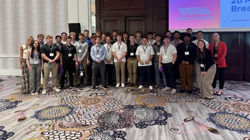 FWF intern cohort at InternConnect conference
