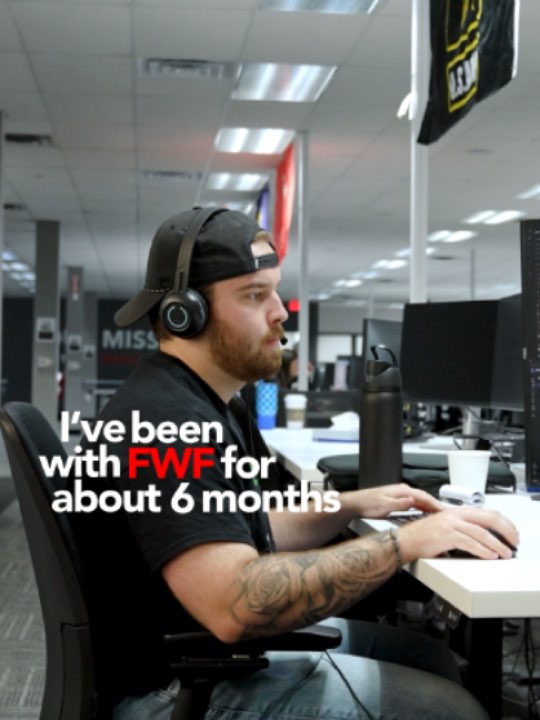 Jordan on going from FWF intern to full-time