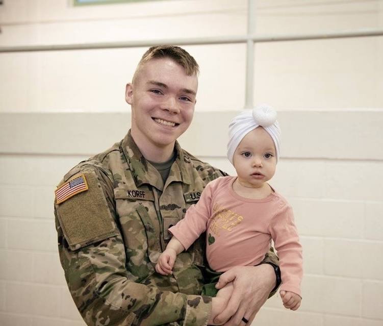 Ryan in uniform during his military service